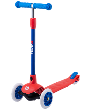 Самокат 3-колесный Hero, 120/80 мм, красный/синий Самокат 3-колесный Hero, 120/80 мм, красный/синий