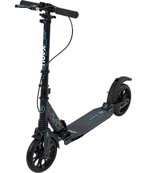 Самокат 2-колесный Micra 200 мм, дисковый тормоз, черный Самокат 2-колесный Micra 200 мм, дисковый тормоз, черный