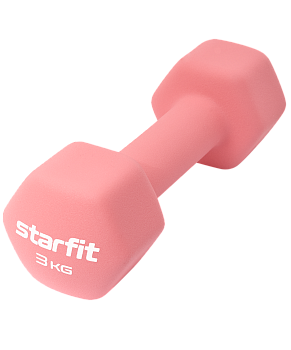 Гантель неопреновая STARFIT DB-201 3 кг, коралловый. Гантель неопреновая STARFIT DB-201 3 кг, коралловый.